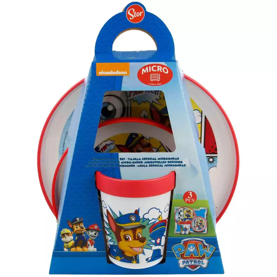 Stor Kindergeschirr Paw Patrol 3er Set bunt