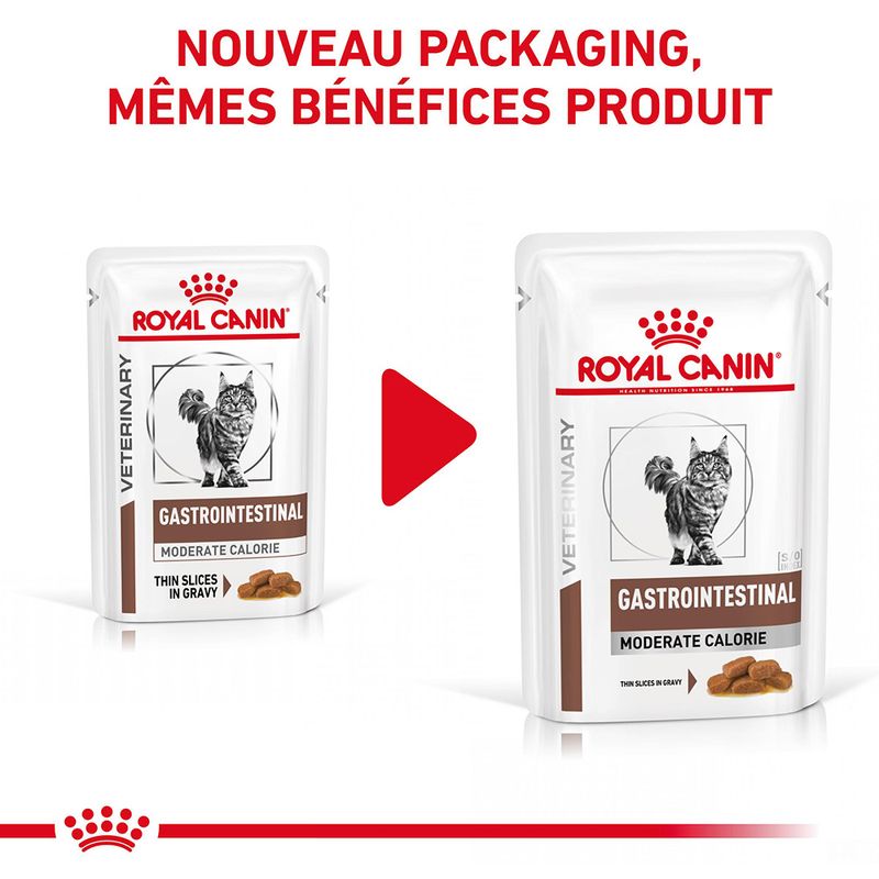 Royal Canin Veterinary Gastrointestinal Moderate Calorie en sauce