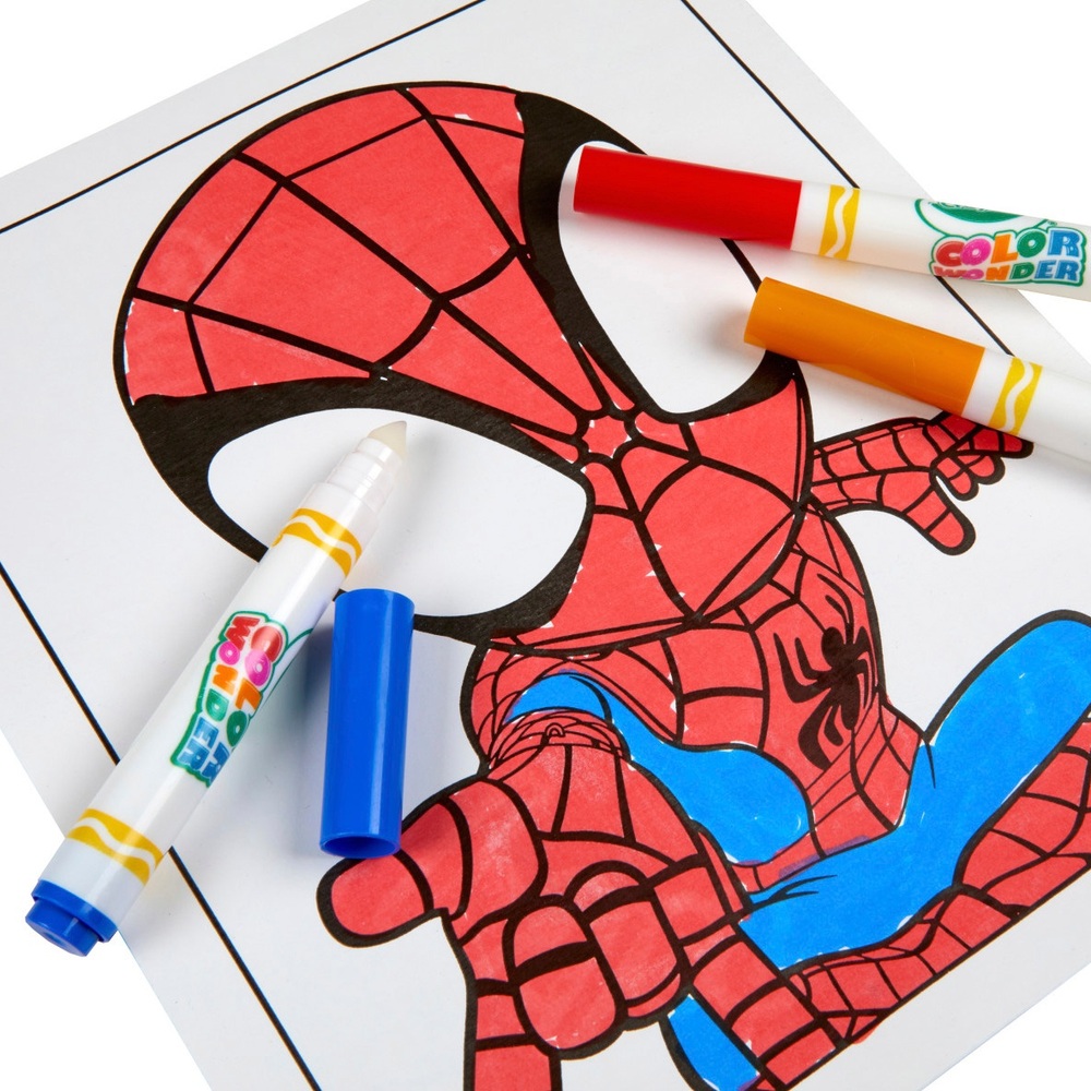 Crayola Colour Wonder Spidey und seine tollen Freunde Malbuch