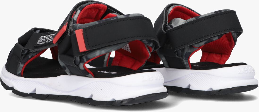 LEVI\\'S zwarte levi's sandalen new niagara k 2800