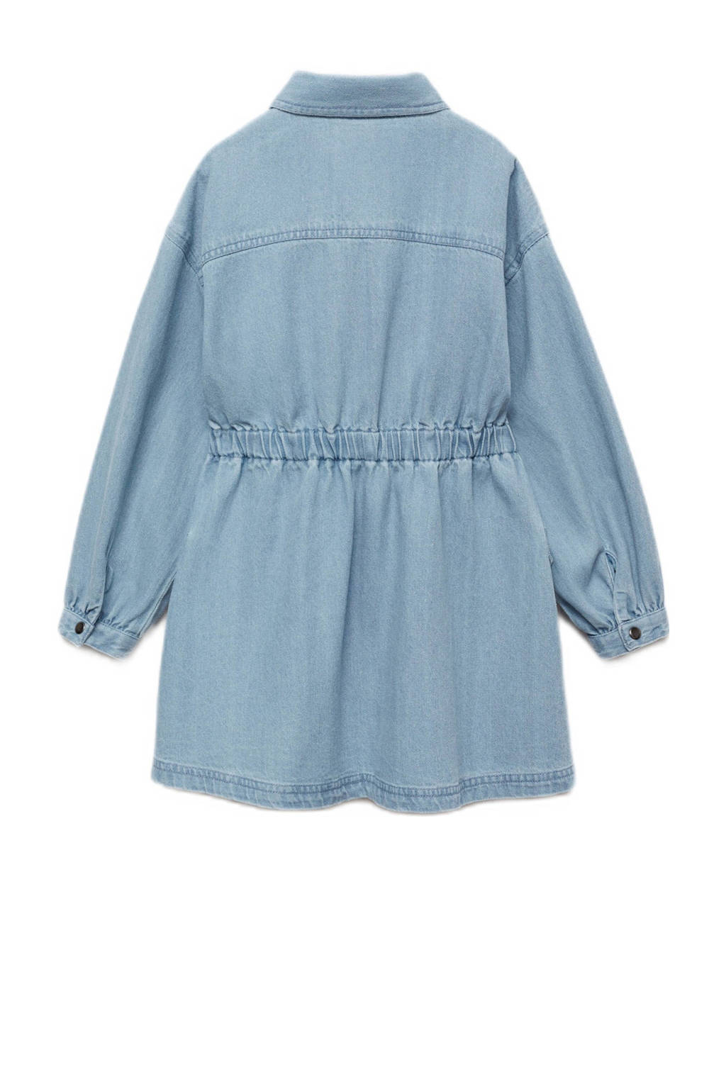 Mango Kids spijkerjurk light blue denim