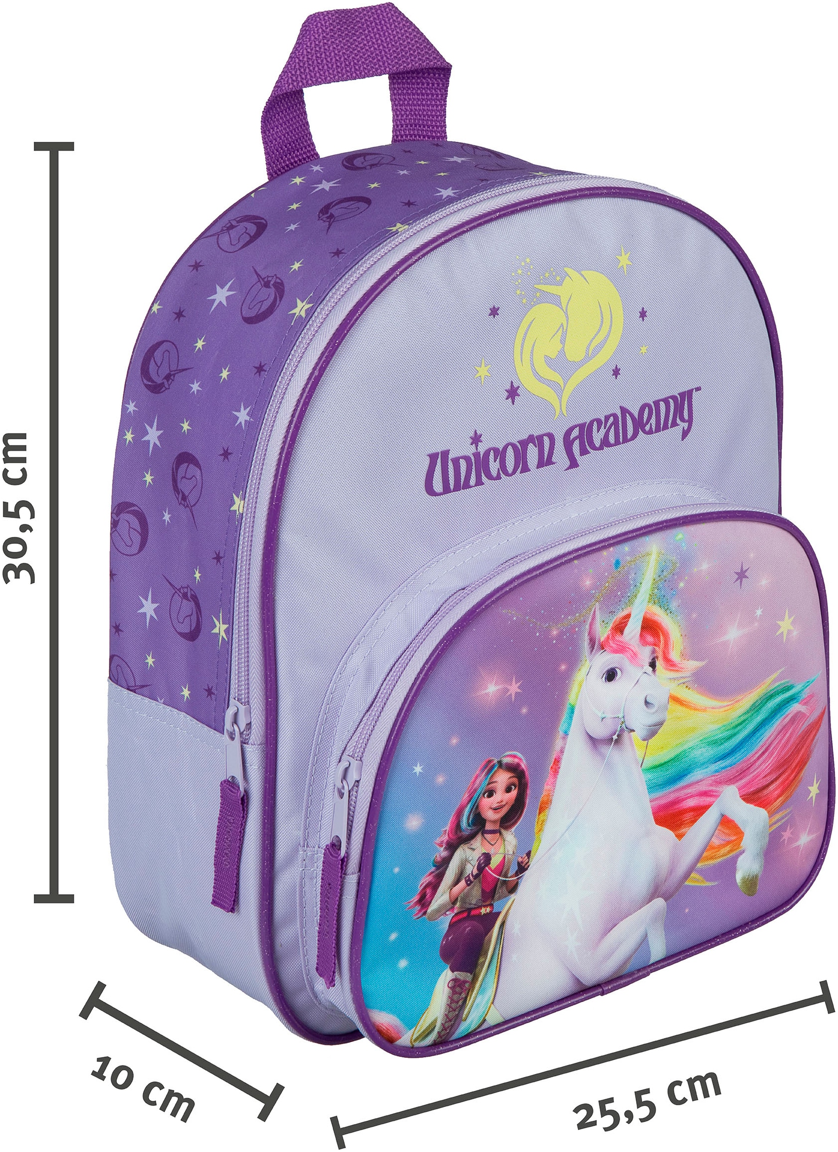 UNDERCOVER Kinderrucksack »Unicorn Academy« inklusive Geldbeutel