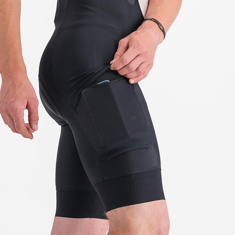 Castelli Unlimited Cargo Gravel Fietsbroek Kort Zwart Heren
