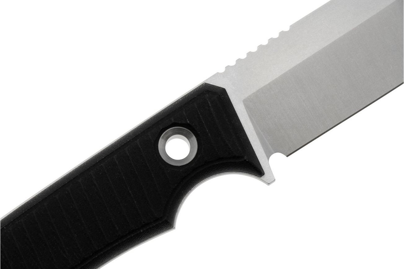 TRC Knives Polheim Magnacut Black Canvas Micarta, survivalmes