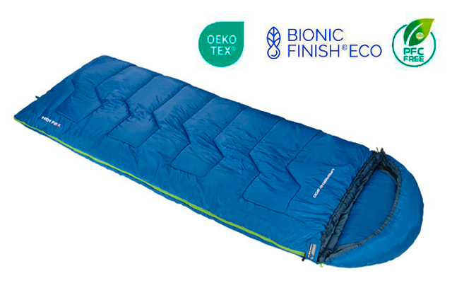 High Peak Deckenschlafsack Vagabond 300 mit Kapuze 80 x 230 cm
