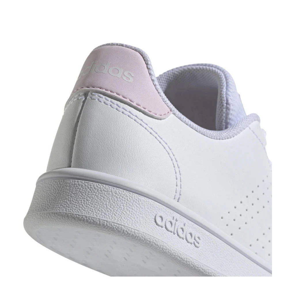 adidas Advantagesneakers wit/lichtroze