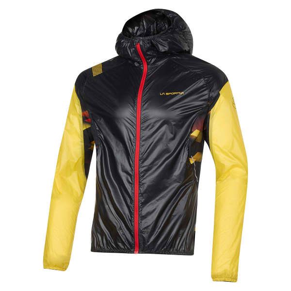 Veste trail LA SPORTIVA BLIZZARD WINDBREAKER JKT M BLACK/YELLOW