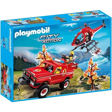 PLAYMOBIL® 9518 City Action Feuerwehr-Waldbrandeinsatz