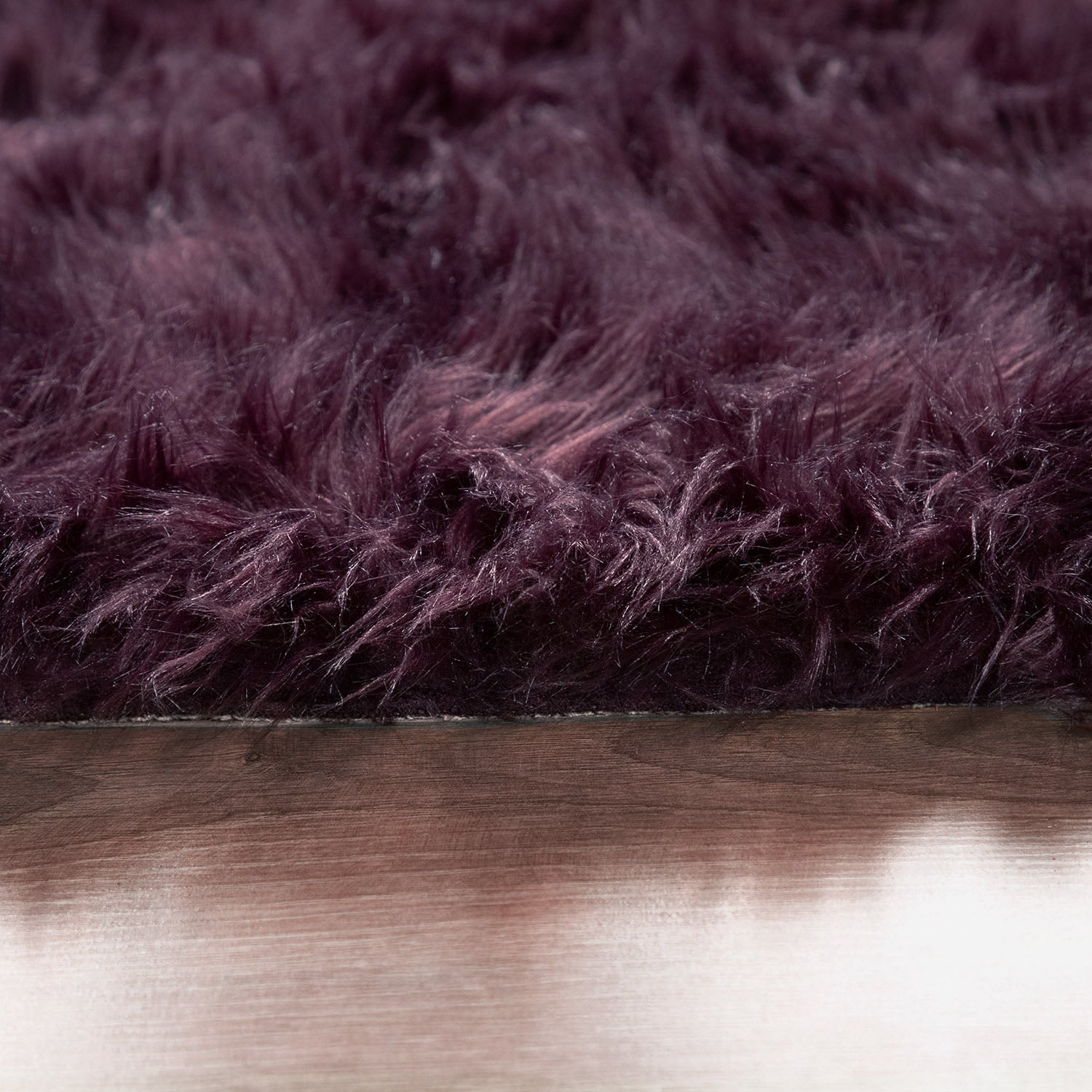 Paco Home Fellteppich »Playa 960« rechteckig 64 mm Höhe Kunstfell, Flokati-Optik, Hochflor, weich und flauschig, Uni-Farben