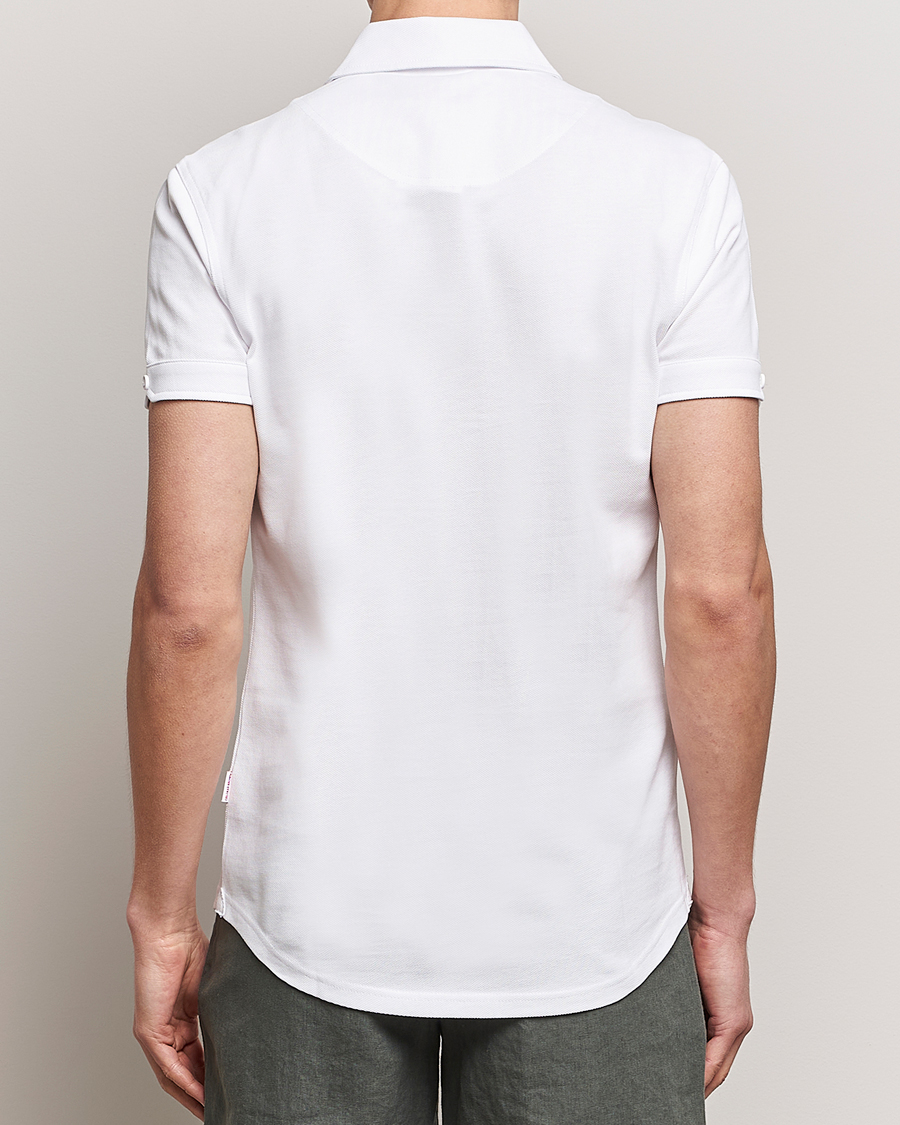 Orlebar Brown Sebastian Tailored Cotton Polo White