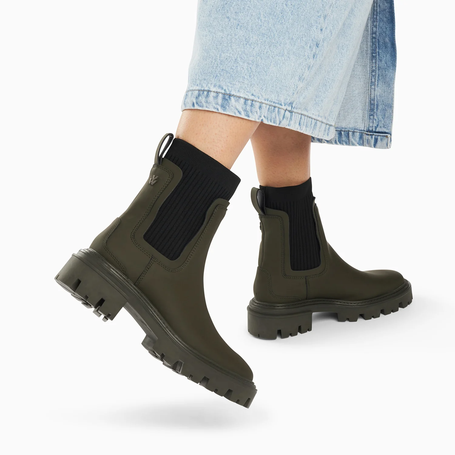 Bottines-Bottines de pluie Coline kaki