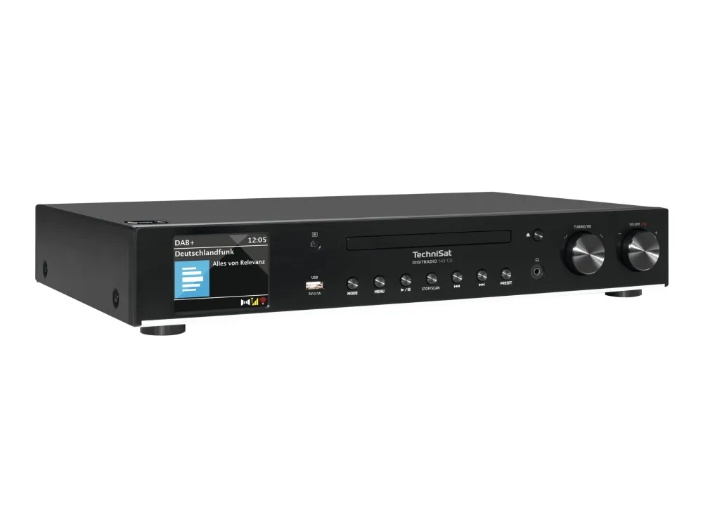 TechniSat DigitRadio 143 CD - Audiosystem - sort