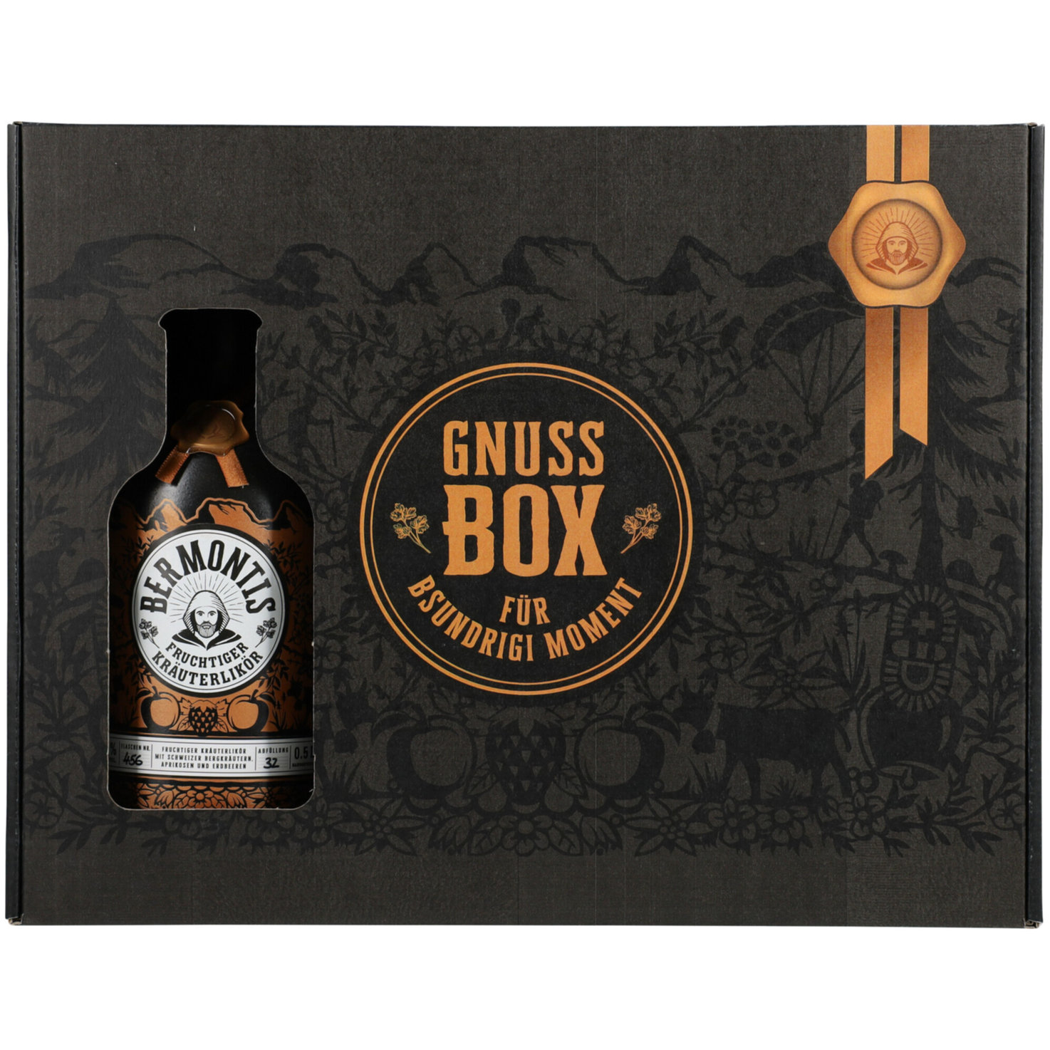 Bermontis Box mit 4 Gläser -50cl
