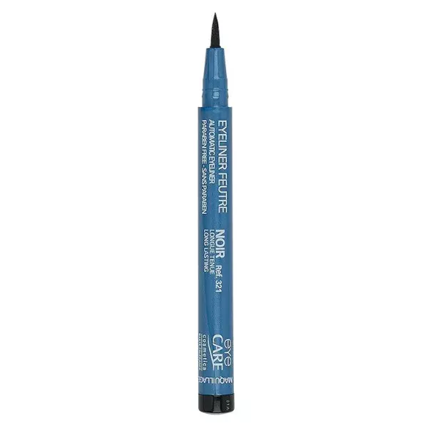 Delineador de olhos com ponta de feltro, preto, 0,8 ml