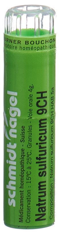 SCHMIDT-NAGEL Natrum sulfuricum Gran 9 CH 4 g