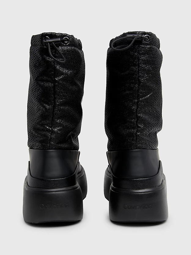 botas de neve de plataforma