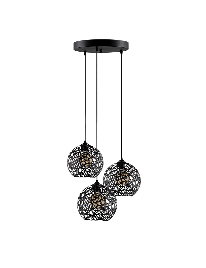 Fellini Black Suspended Ceiling Lamp