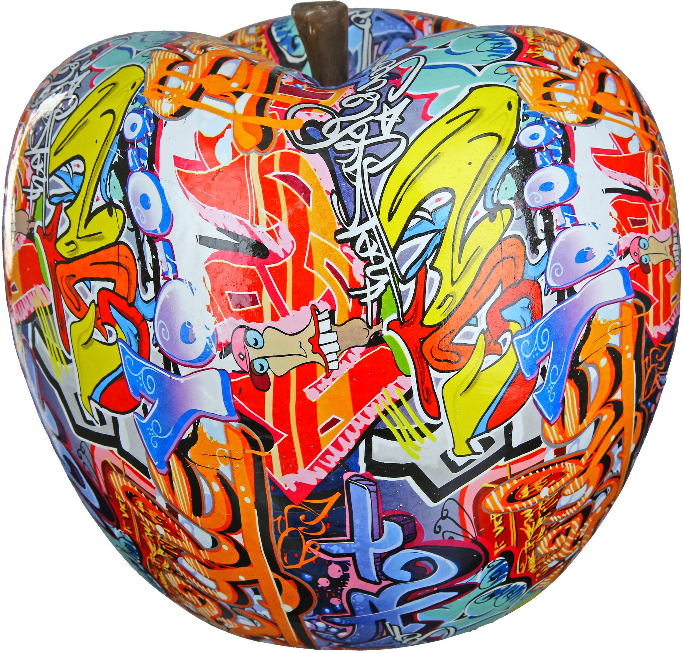 Casablanca by Gilde Dekoobjekt »Apfel Street Art« Graffiti-Design