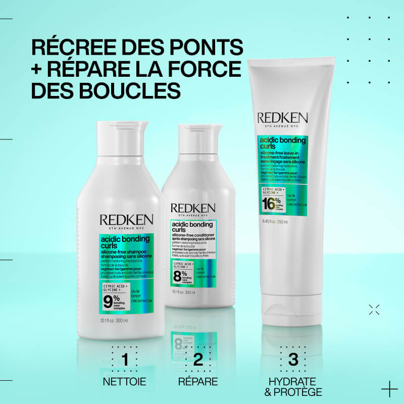 Après-shampoing réparateur pour cheveux bouclés abimés Acidic Bonding Curls 300ml