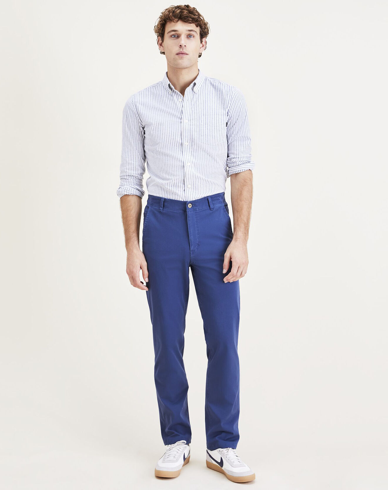 Dockers Pantalon Slim Smart 360 Flex Alpha bleu moyen