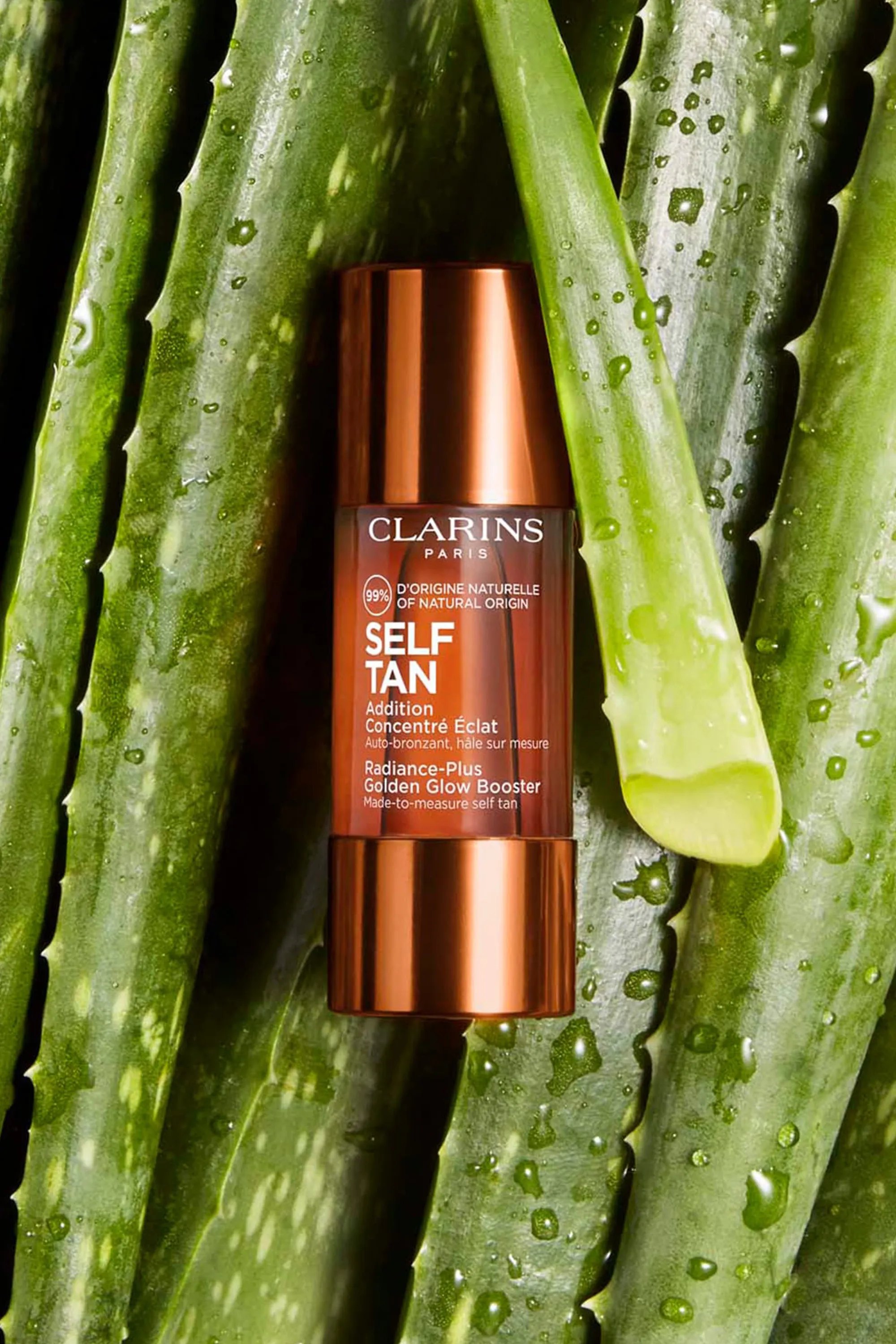 Clarins Auto-bronzant visage Addition Concentré Eclat-15 ml