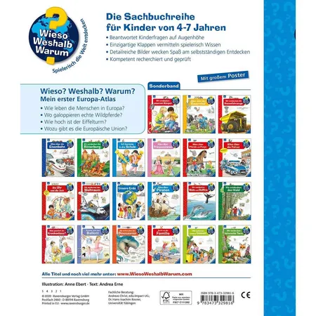 Ravensburger Wieso? Weshalb? Warum? - Mein erster Europa-Atlas
