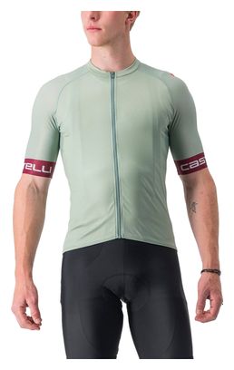 Maillot Manches Courtes Castelli Entrata VI Vert Clair