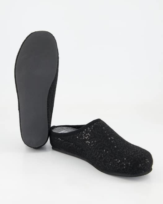 Tofee 74-00125 Hausschuhe in Schwarz