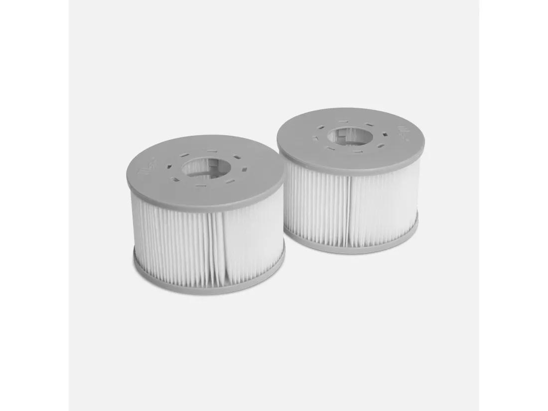 Lot de 2 cartouches filtrantes pour spas MSPA 10.6 cm - compatible avec SPA 2020 - 2 Cartouches filtrantes de remplacement pour spa gonflable mspa