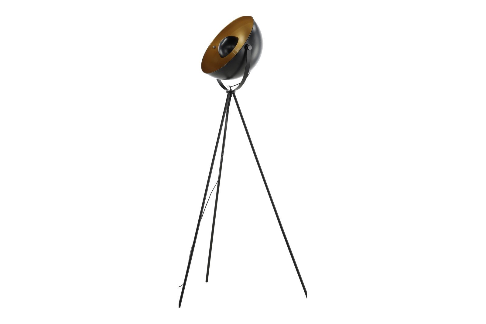 Search gulvlampe Sort/messing farget
