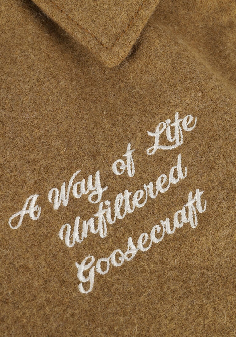 GOOSECRAFT bruine goosecraft jack gc varsity jacket