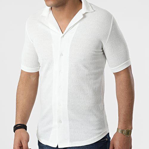 Chemise A Manches Courtes ERS-1651 Blanc