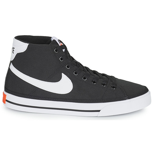 Nike - W NIKE COURT LEGACY CNVS MID - Noir / Blanc