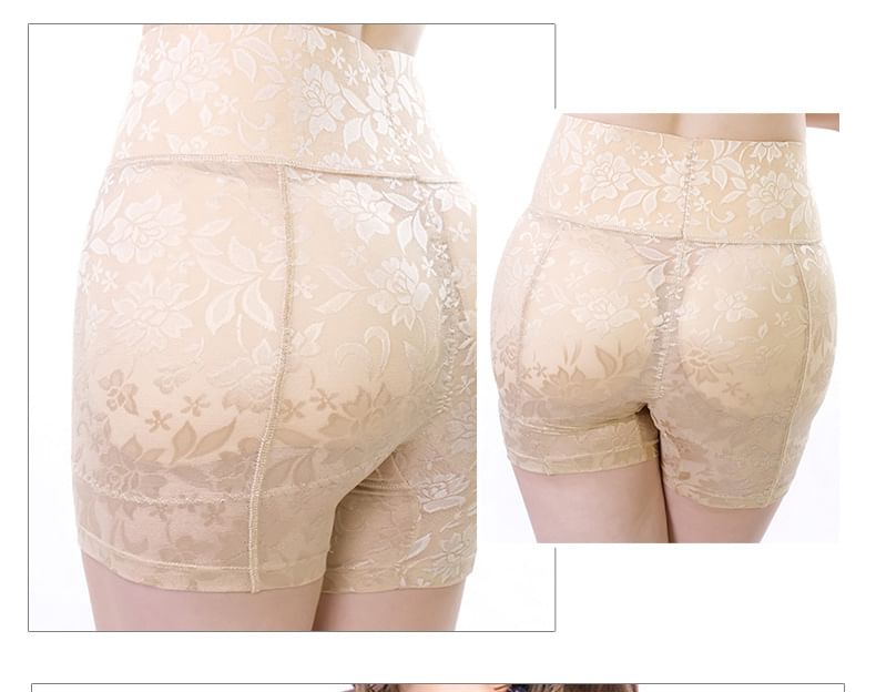 Merkalf - Hoge taille corrigerende kanten boyshorts