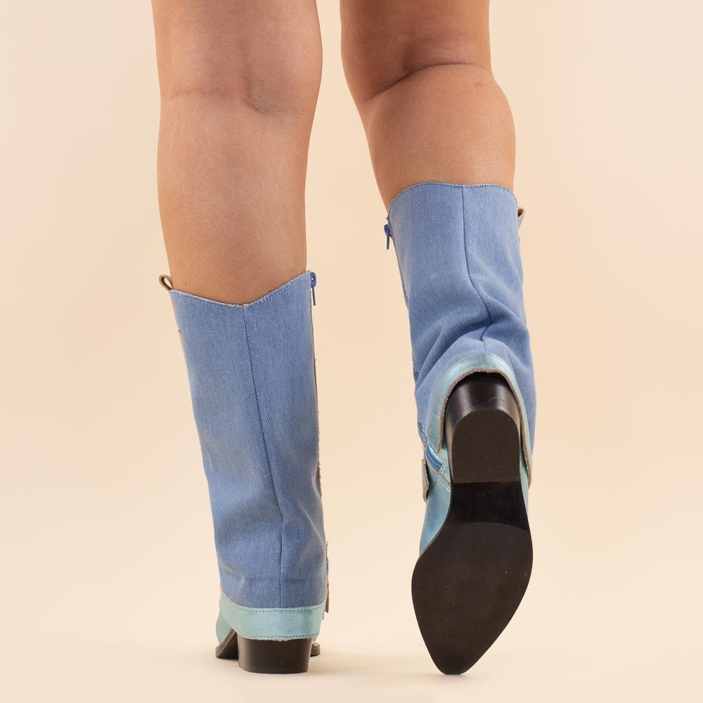 DWRS kaplaarzen 10543 Shetland denim