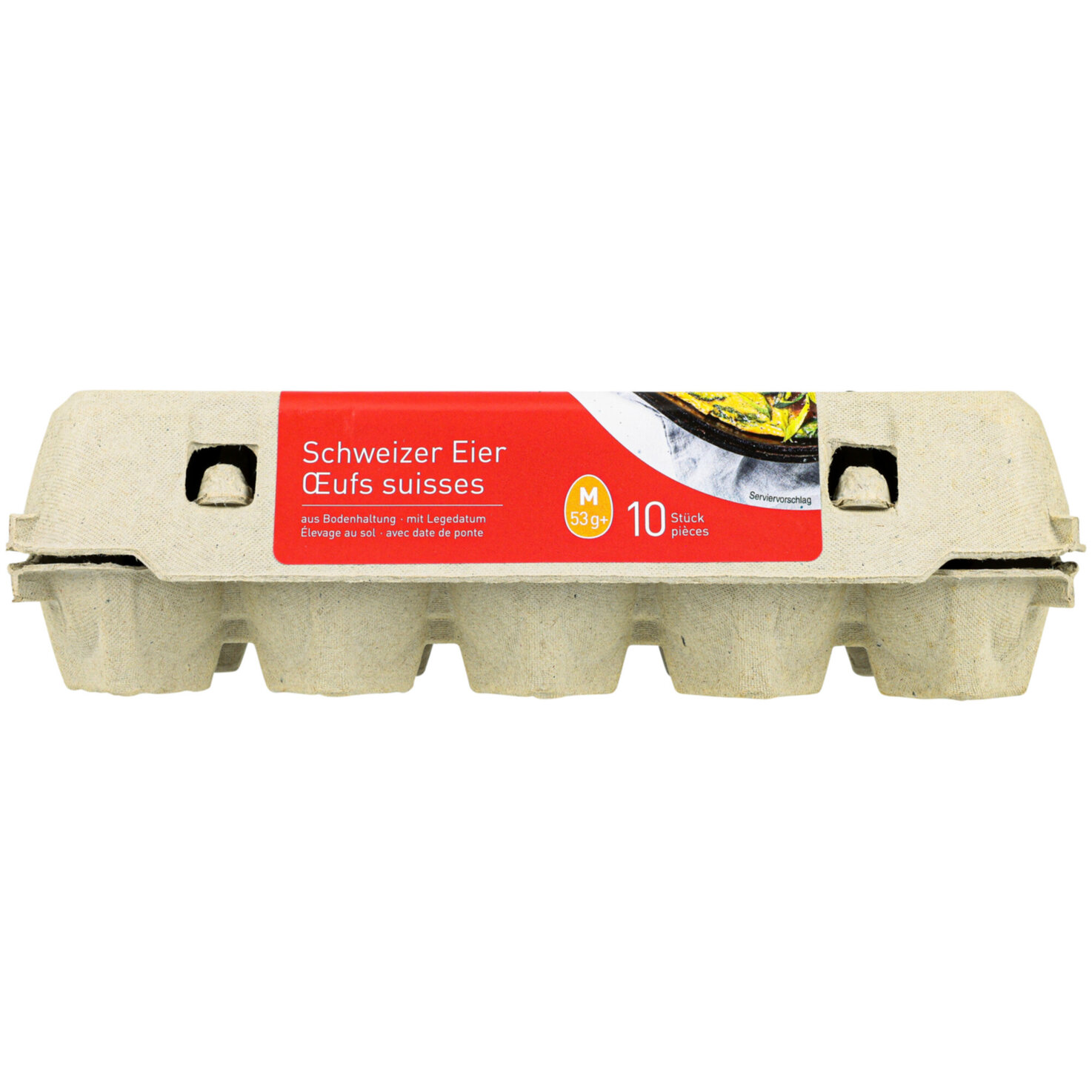 Schweizer Eier Bodenhaltung 53g+ 10 Stück