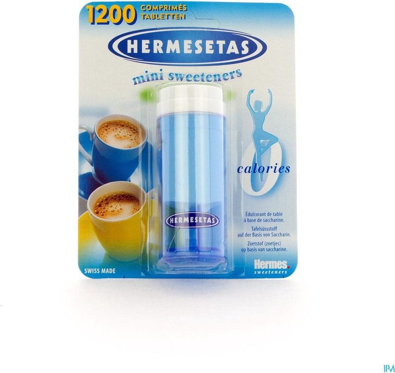 Hermesetas - Zoetjes - 1200 Tabletten - Zonder Calorieën