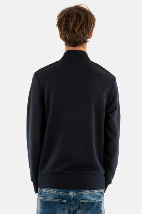 Pull hiver fred perry half zip 608 navy