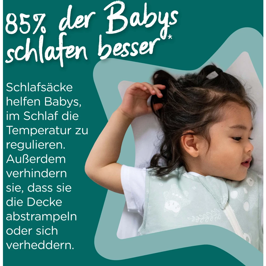 Tommee Tippee Babyschlafsack Original-Grobag 1.0 TOG schlafender Pip