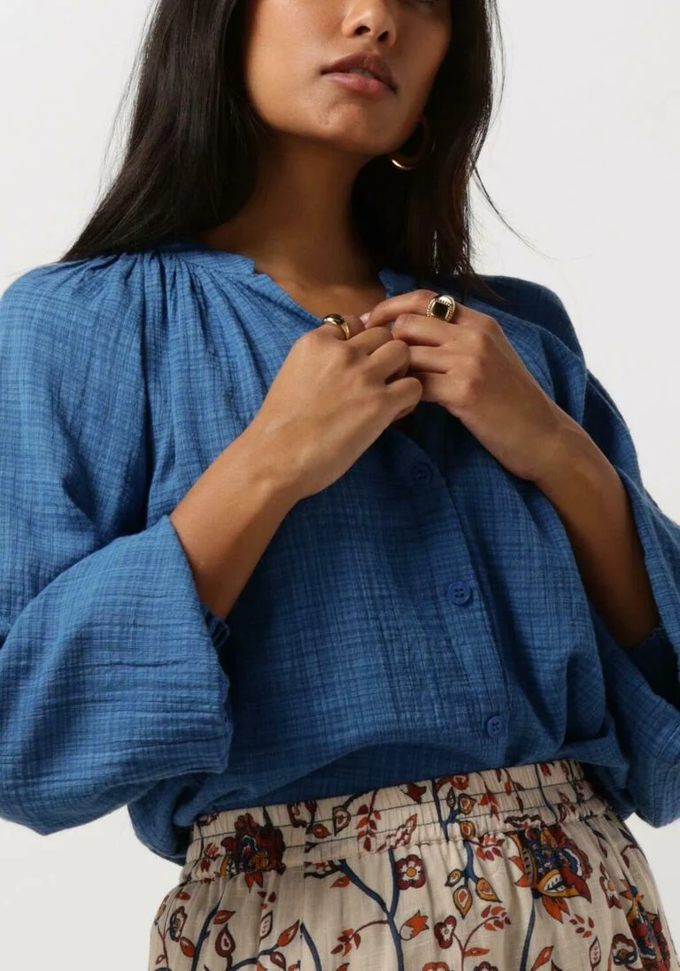 STELLA FOREST blauwe stella forest blouse e24ch045
