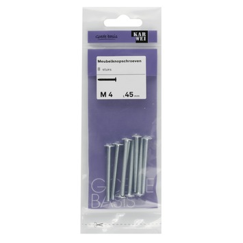 KARWEI meubelknopschroef M4x45 mm (8 stuks)