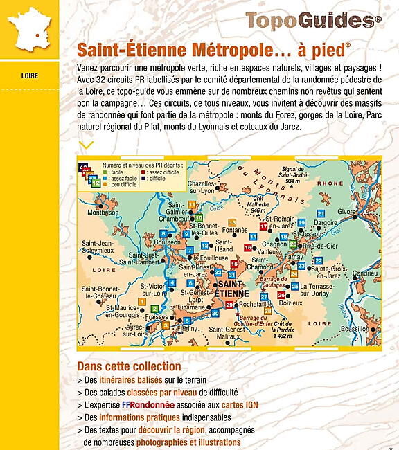 FFRP - P426 SAINT ETIENNE METROPOLE A PIED FFRP