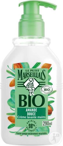 Le Petit Marseillais Crème Lavante Mains Amande Douce Flacon Pompe 290ml