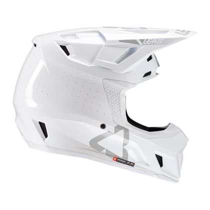 Casque cross Leatt 7.5 avec masque 4.5 2025 - Blanc