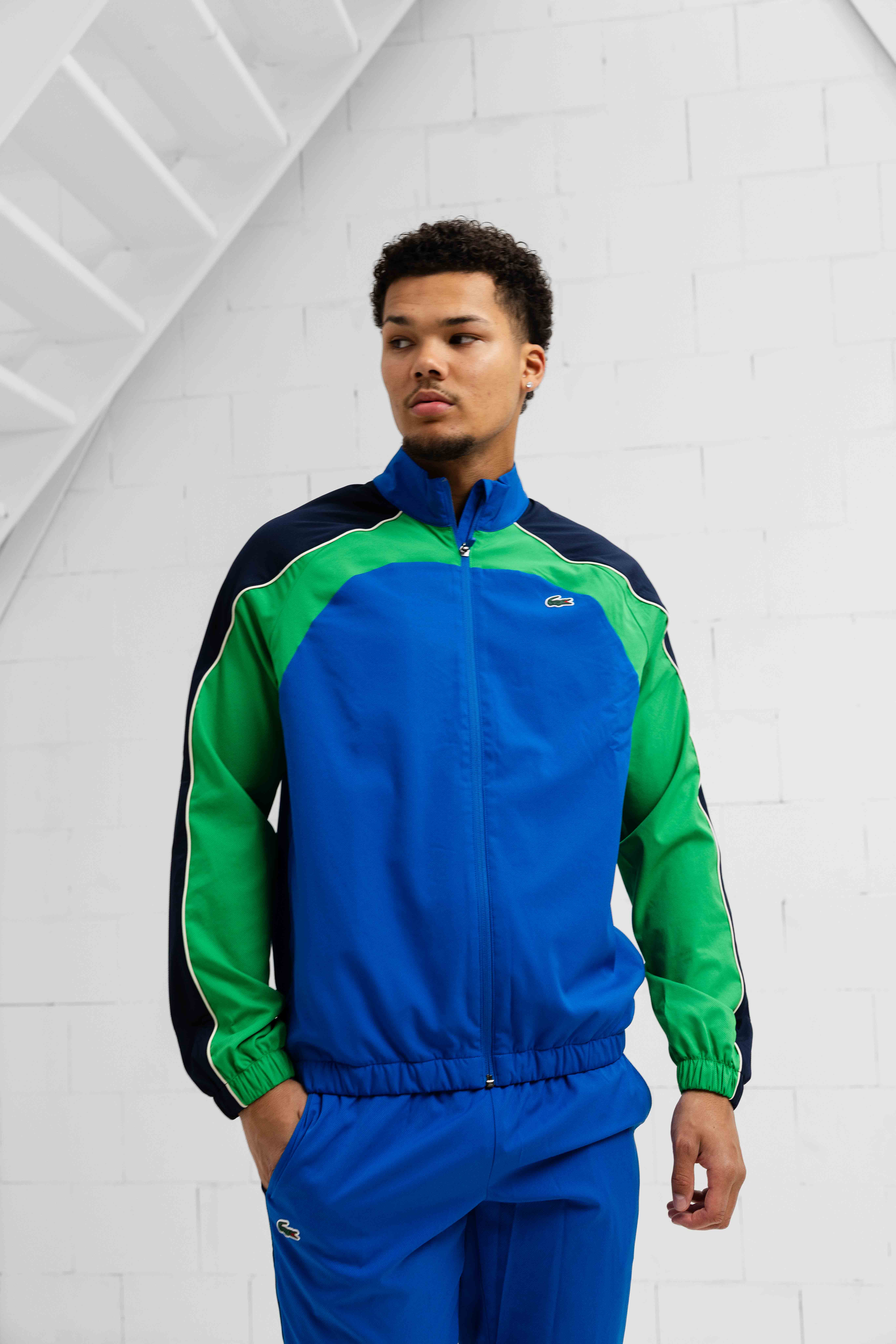 Lacoste Stretch Tennis Trainingspak Heren Blauw
