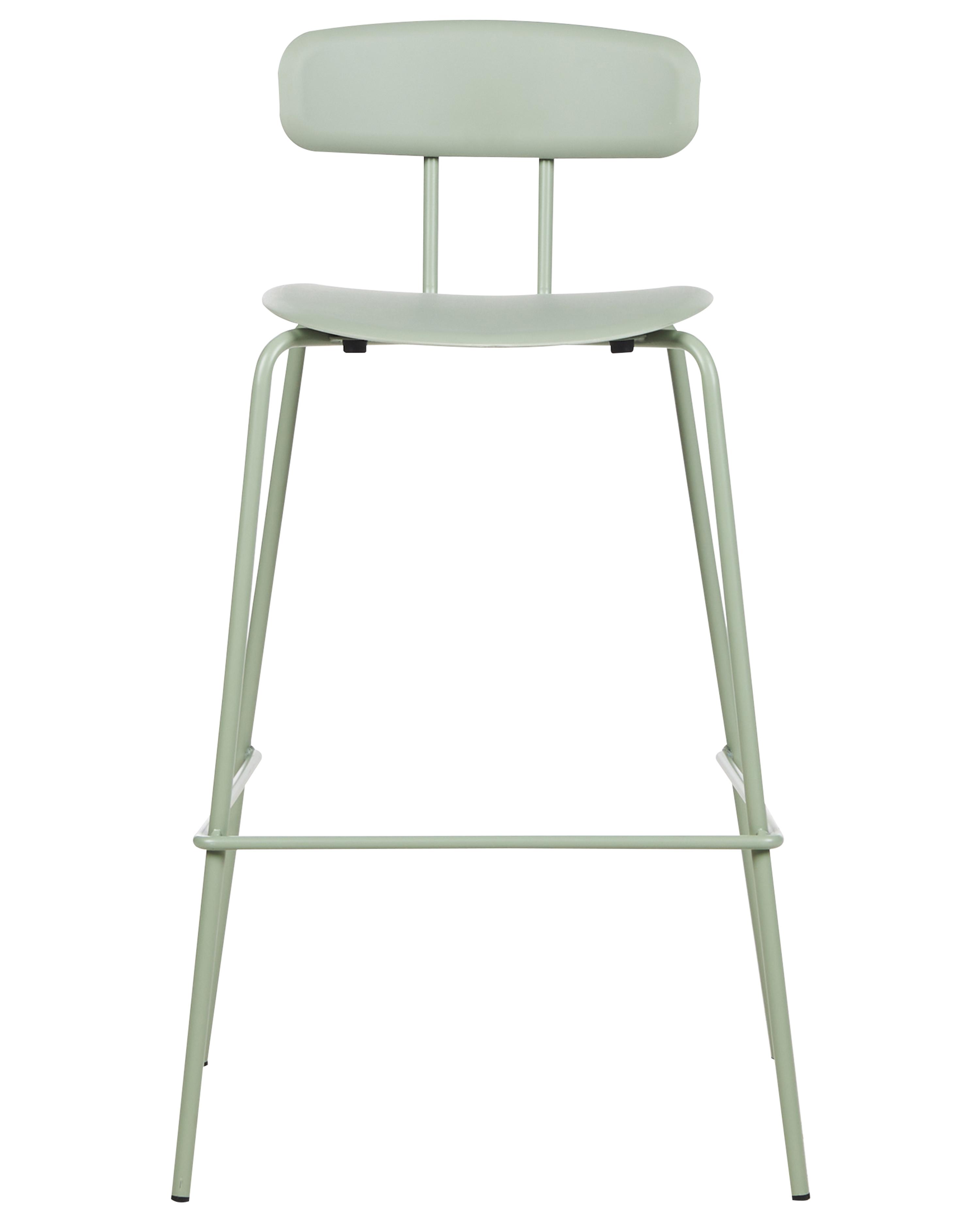 Set van 2 barstoelen SIBLEY Lichtgroen