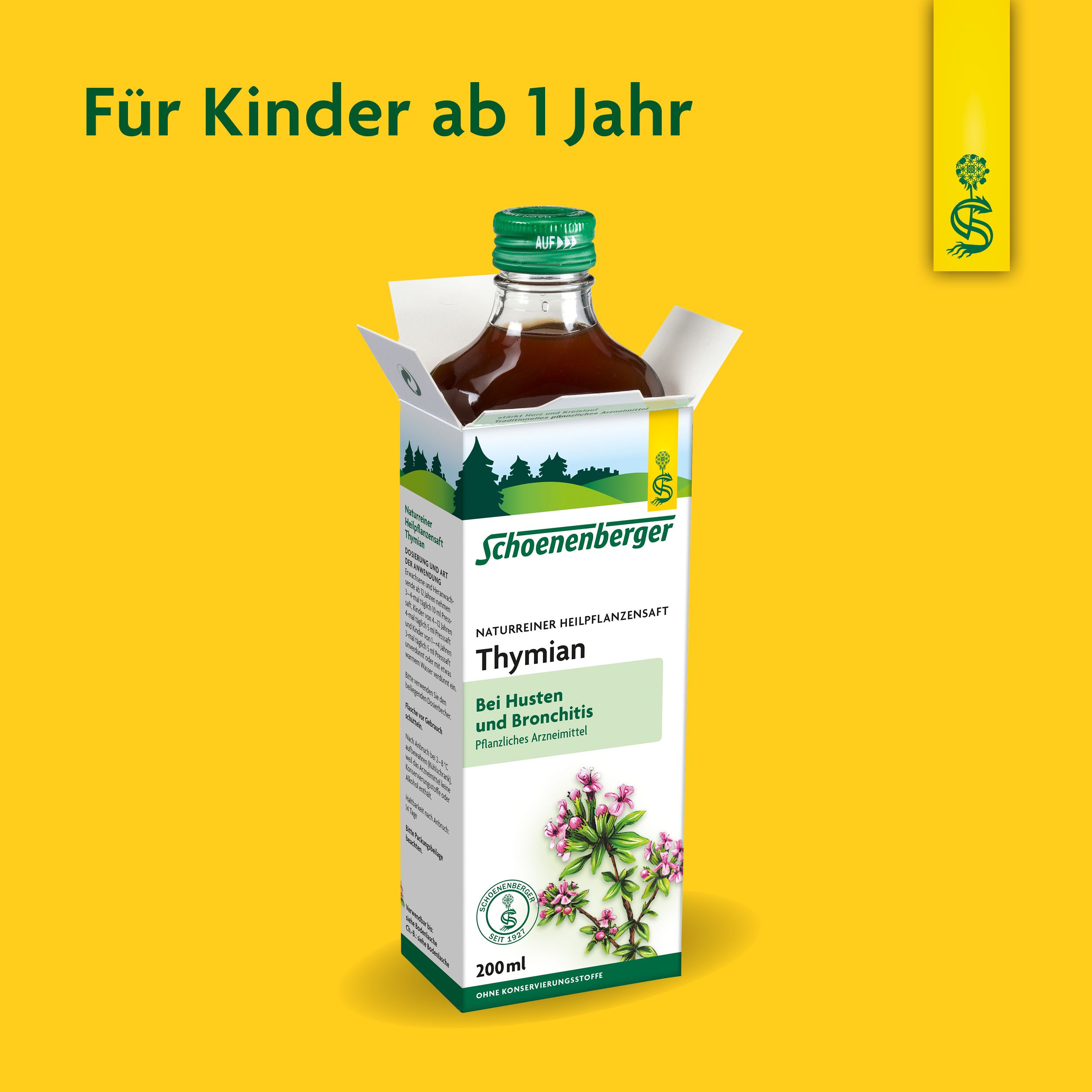 Schoenenberger® Heilpflanzensaft Thymian