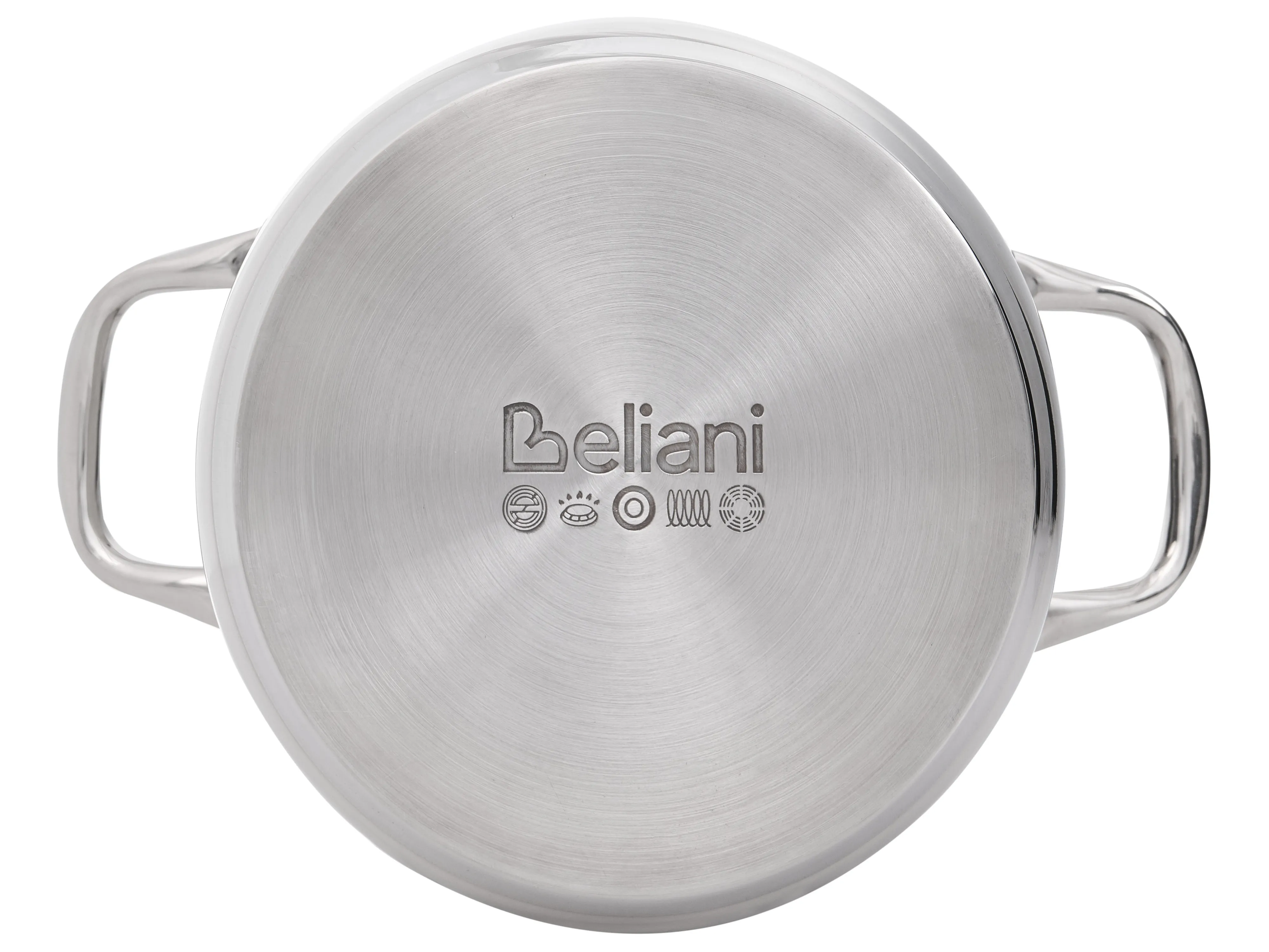 7-delige pannenset PRIMECOOK Roestvrij staal Zilver