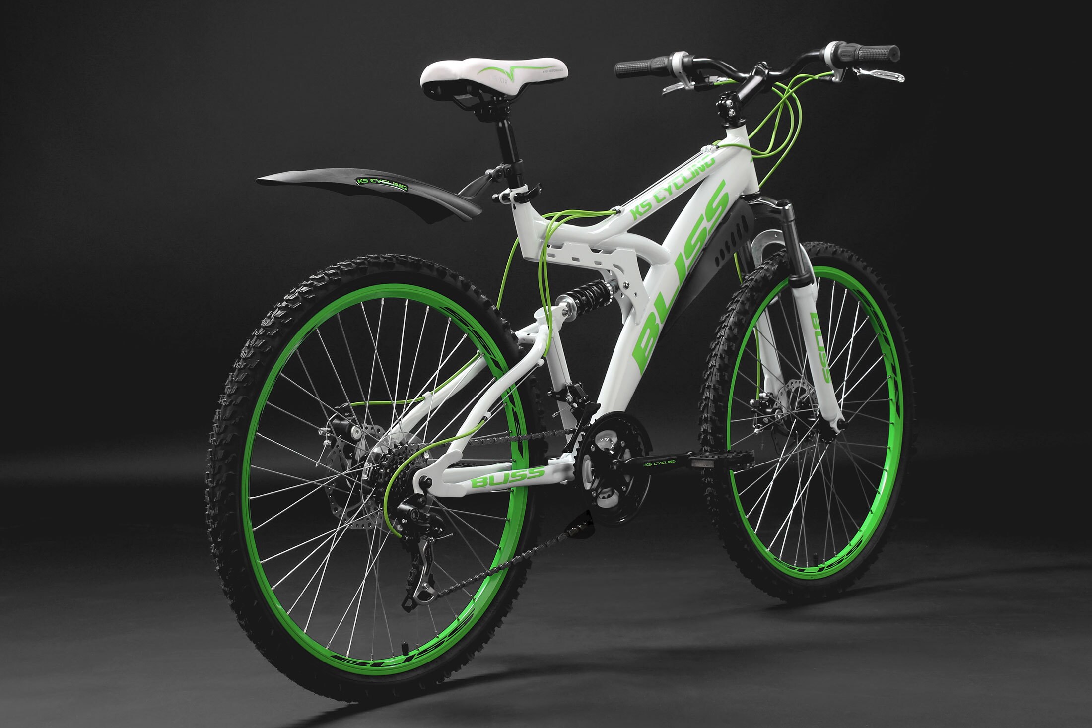KS Cycling Fully Mountainbike Bliss 26 Zoll weiß-grün