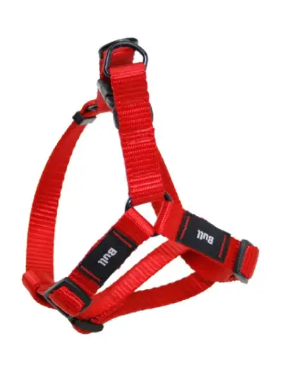 Oferta de arreios para touros em nylon esportivo M1 vermelho